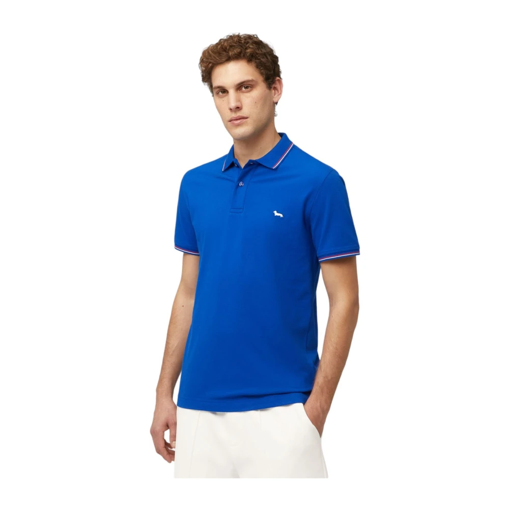 Harmont & Blaine Polo Korte Mouw Blue Heren