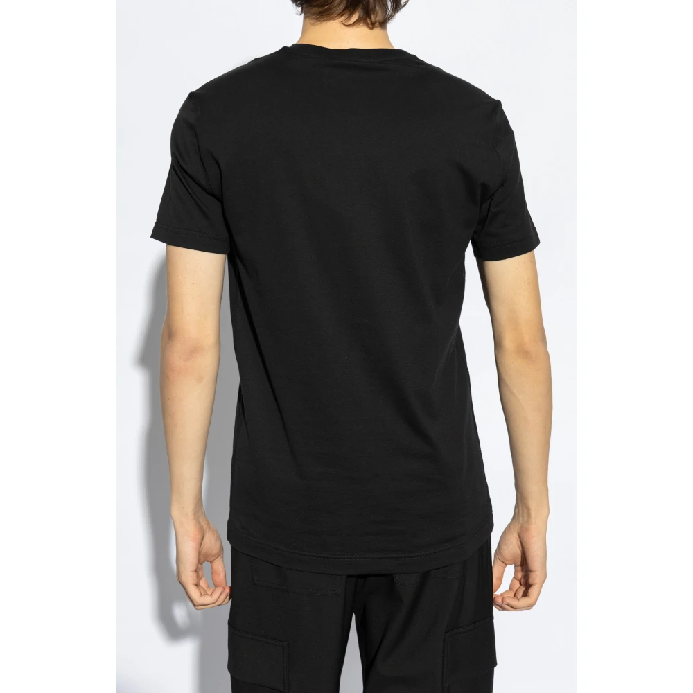 Dolce & Gabbana T-shirt met zak Black Heren