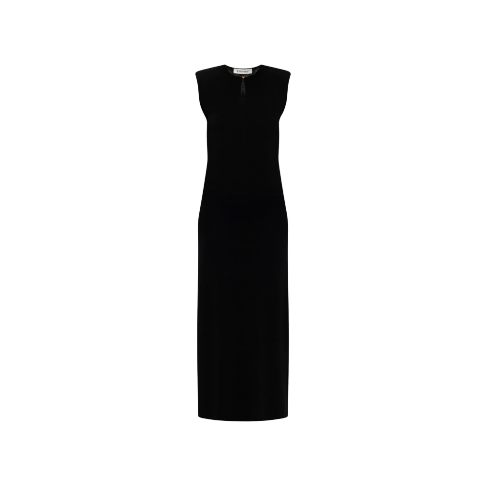 By Malene Birger , Knitted Dresses, Female, Black, L, Rowen Long Dress