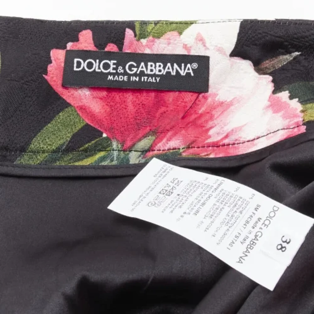 Dolce & Gabbana Pre-owned Cotton bottoms Multicolor Dames