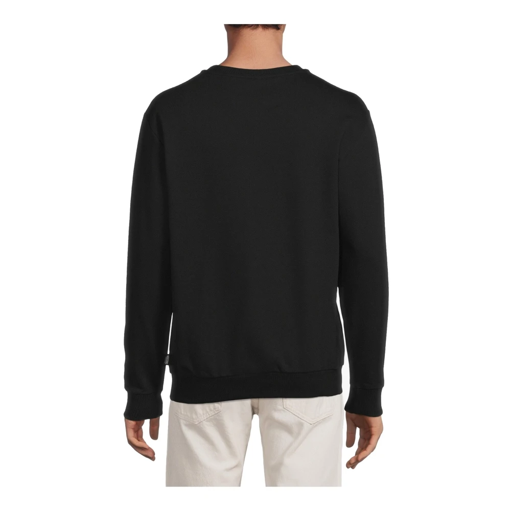Moschino Zwarte Sweatshirt met Lange Mouwen Black Heren