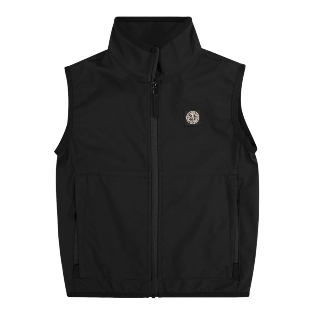 Stone Island Boys Black Vests,, Jacket Certified Product Size 8 Y