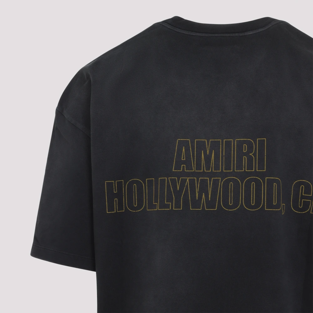 Amiri Vintage Eagle Oversized Tee Black Heren