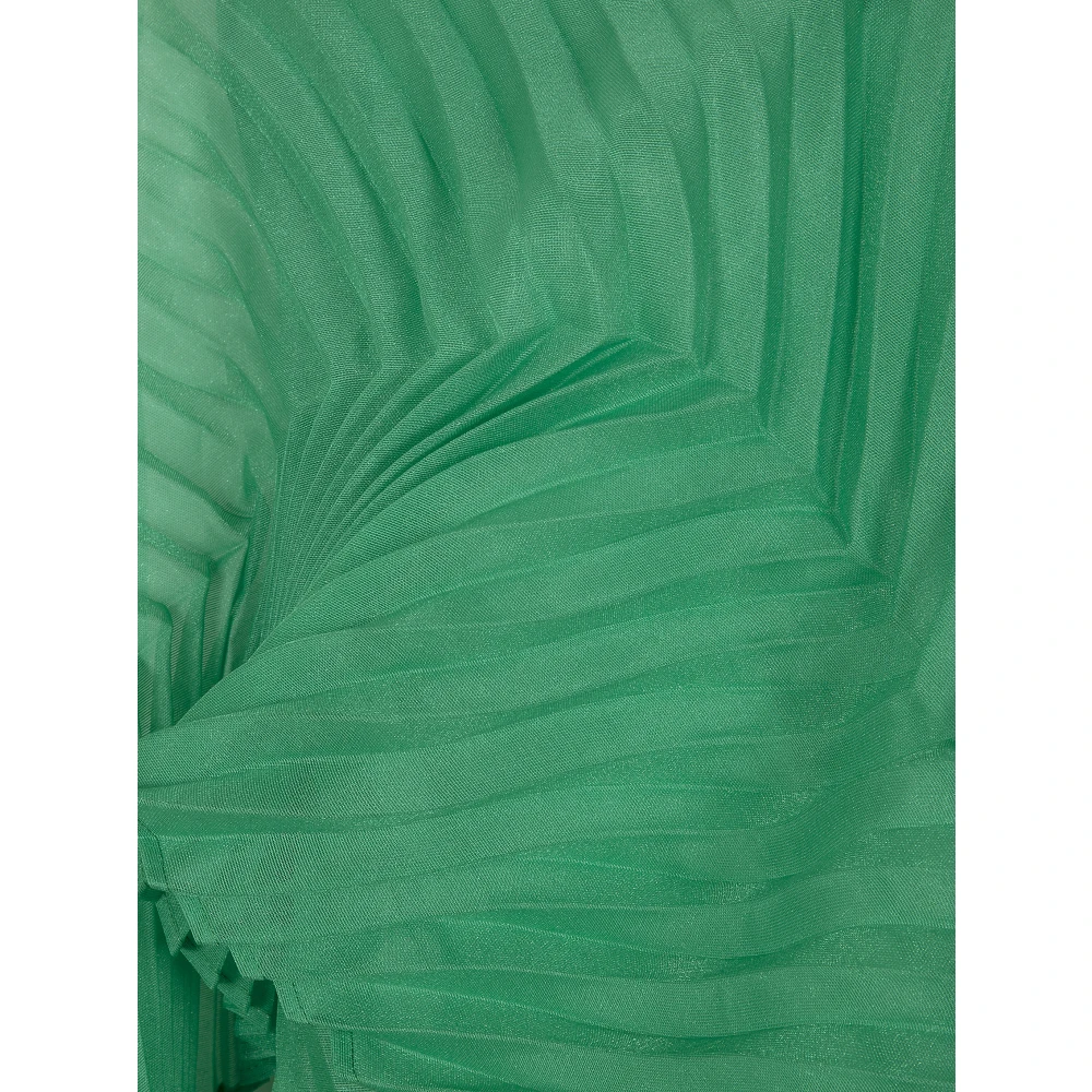 Issey Miyake Stijlvolle Wander Jurk voor Vrouwen Green Dames