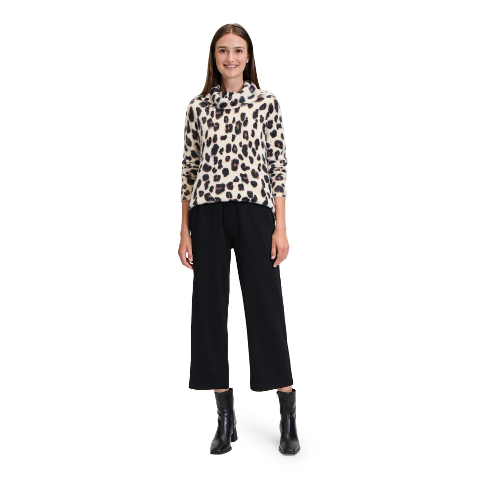 Betty Barclay Relaxed Fit Broek met Zakken Black Dames