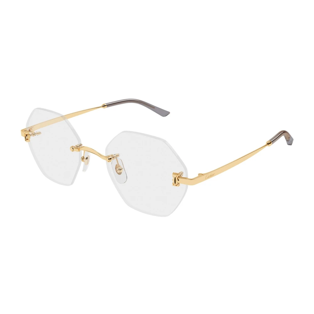 Cartier Women's Yellow Glasses, 53 Mm, Eyeglasses