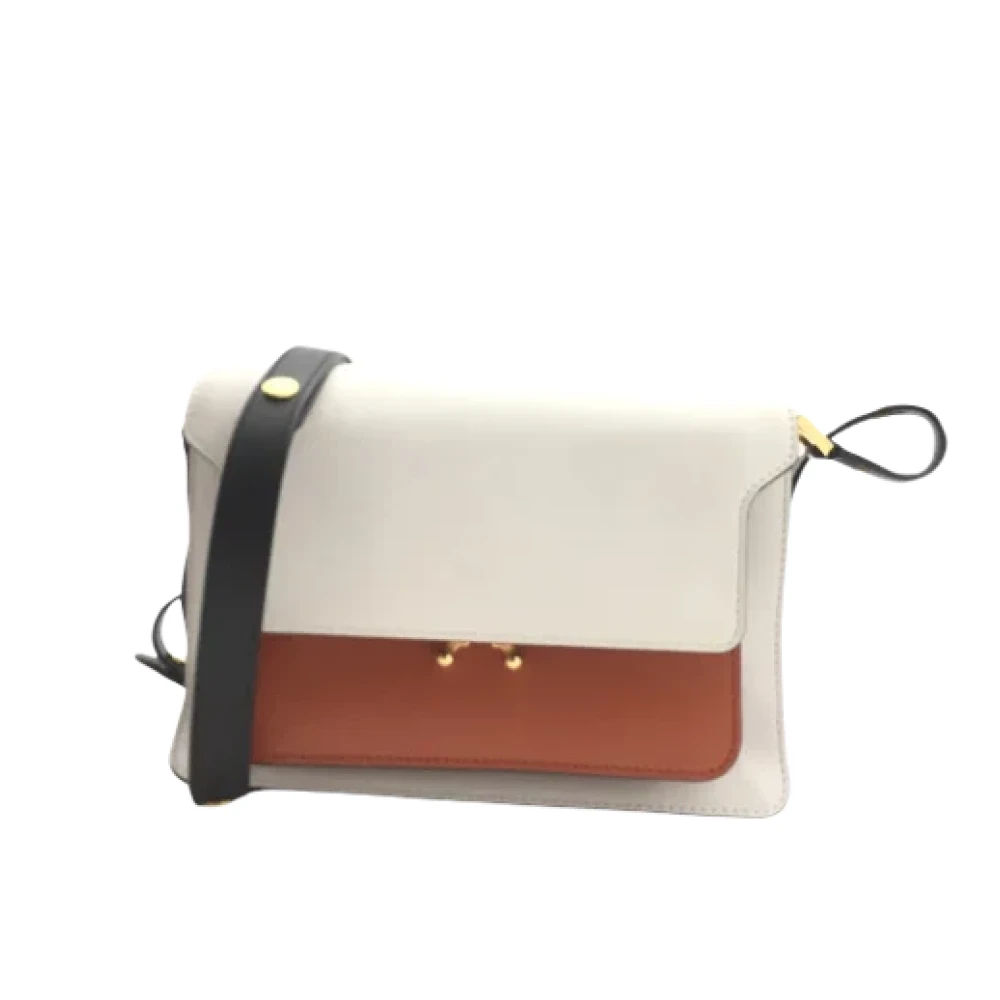 Marni Pre-owned Leather shoulder-bags White Dames
