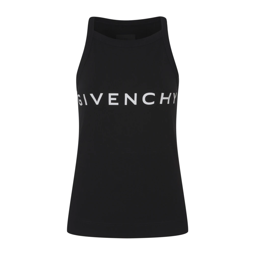 Givenchy Zwart Logo Tanktop Black Dames