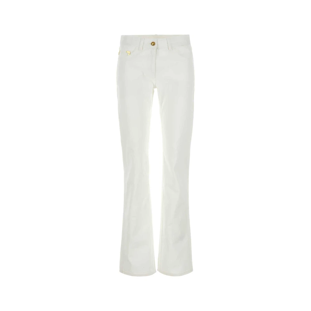 Palm Angels Witte denim jeans White Dames