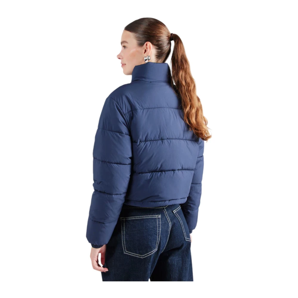 Tommy Jeans Korte Pufferjas Blue Dames