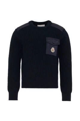 Wool Sweater with Pocket
