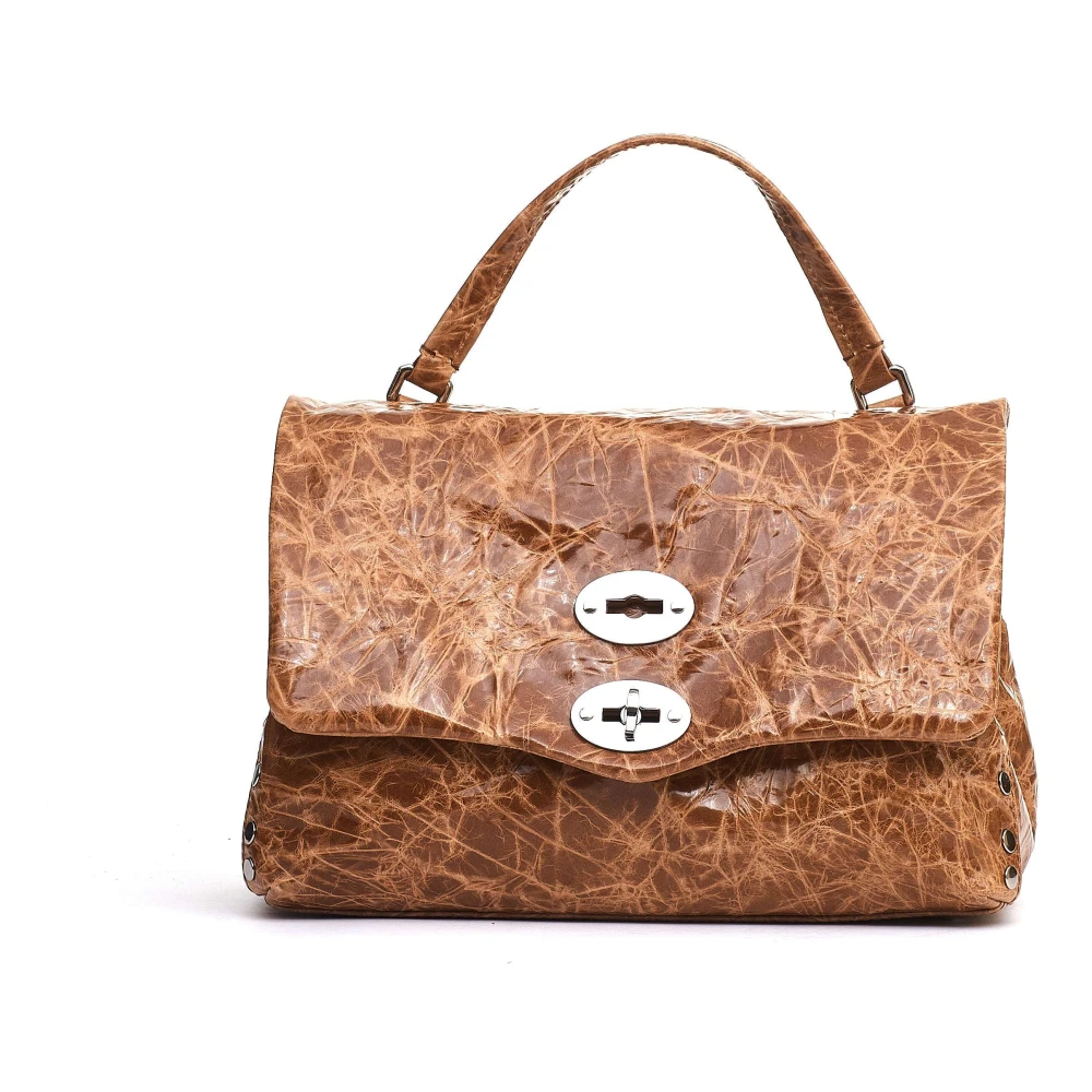 Zanellato Beige Leren Postina Tas Handtas Beige Dames