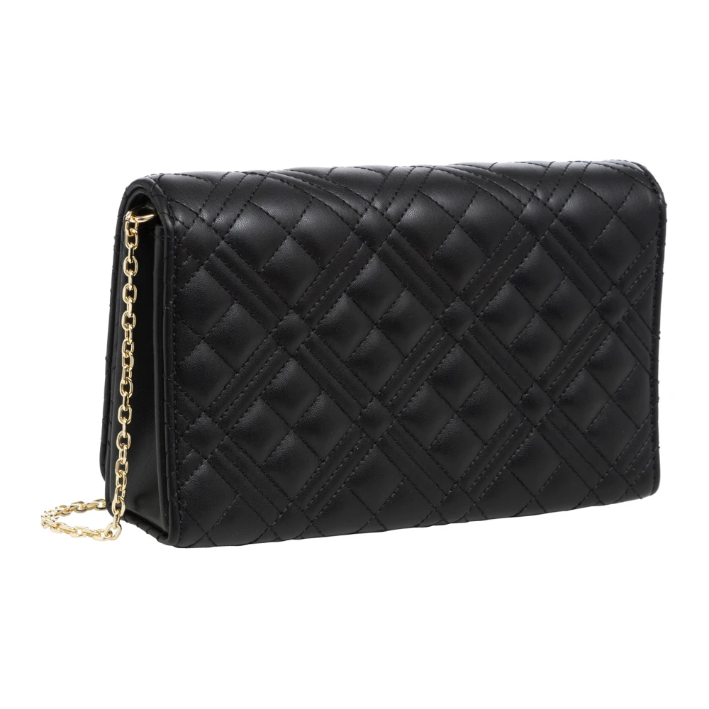 Love Moschino Chique Schoudertas met Magneetsluiting Black Dames