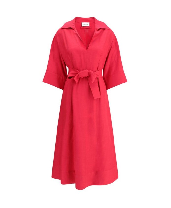 elegante-midi-jurk-met-v-hals