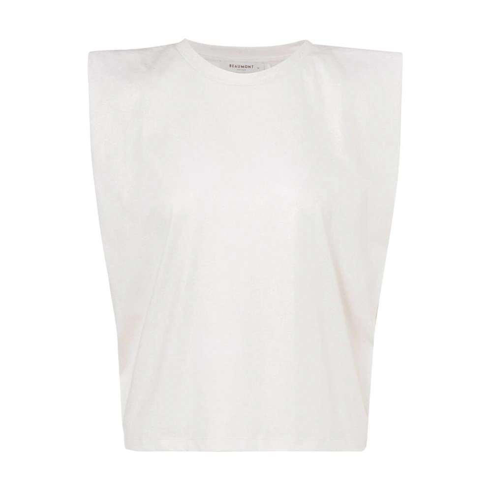 Beaumont Korte Mouw Top Beige Dames