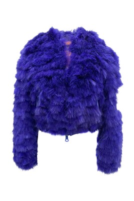 bomber-bleu-a-plumes-femme