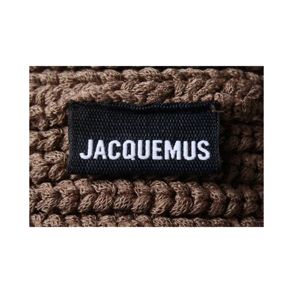 Jacquemus Pre-owned Plastic tops Brown Dames