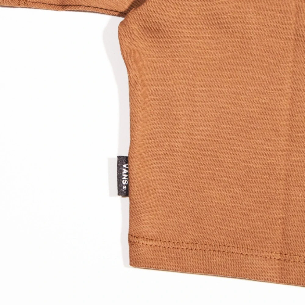 Vans Crew Crop II Shirts Brown Dames