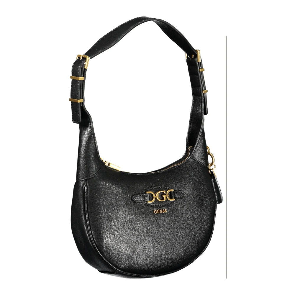 Guess Zwarte dames schoudertas met verstelbare band Black Dames