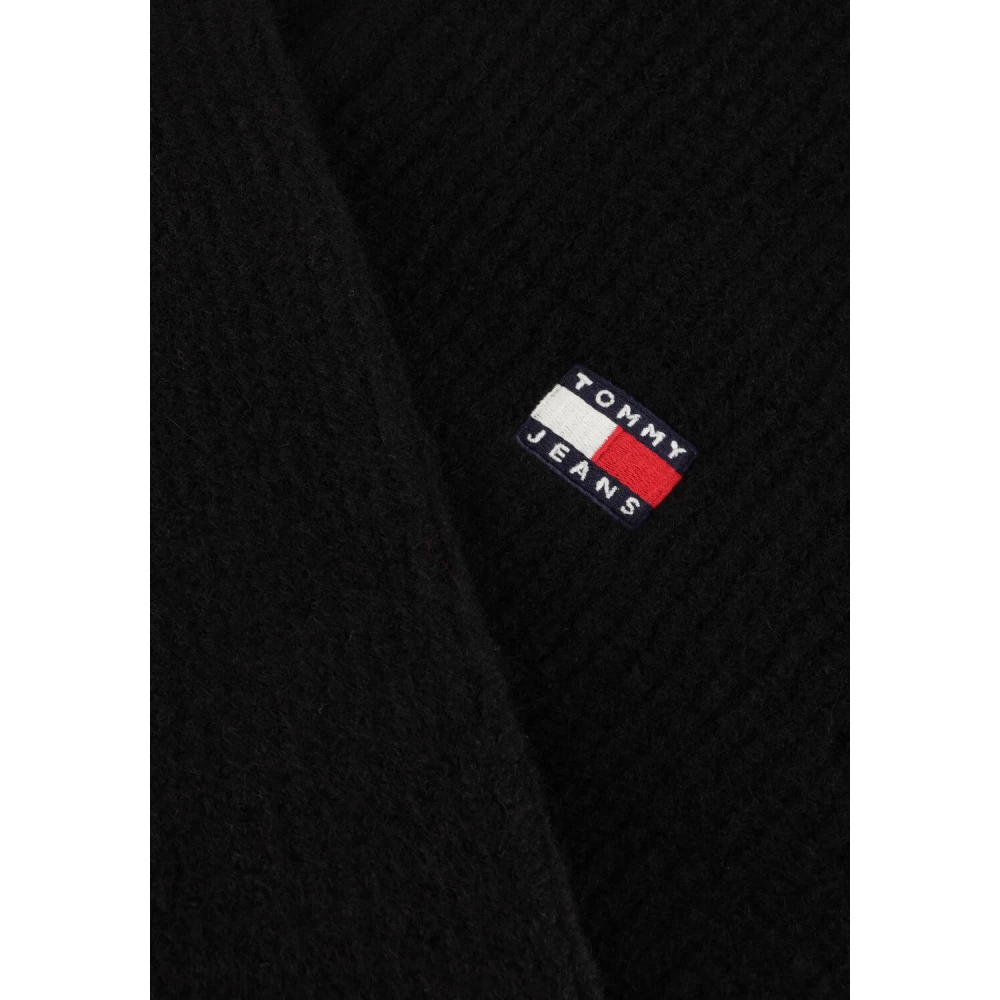 Tommy Jeans Sportieve Zwarte Badge Trui Black Heren