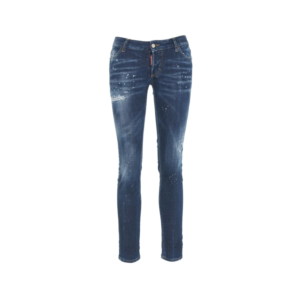 Dsquared2 Blå Skinny Jeans Dammode Blue, Dam