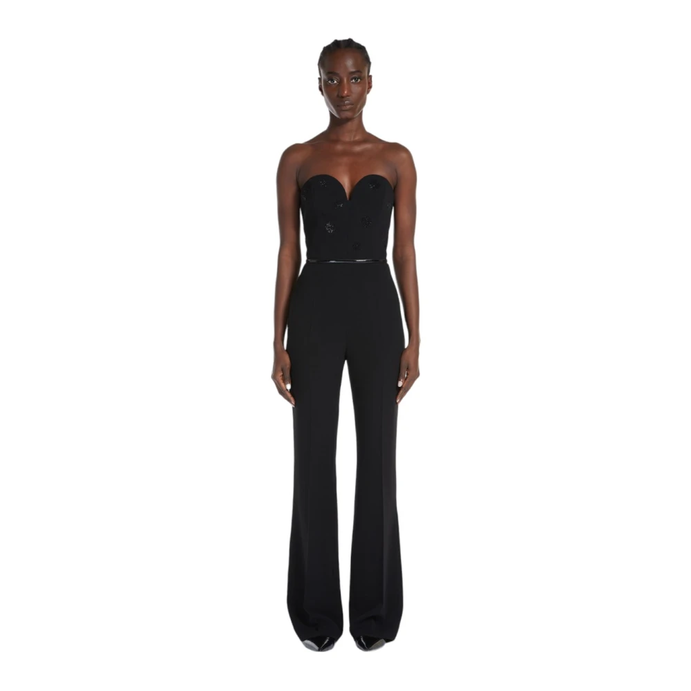 Max Mara Studio Stijlvolle Jumpsuit Black Dames