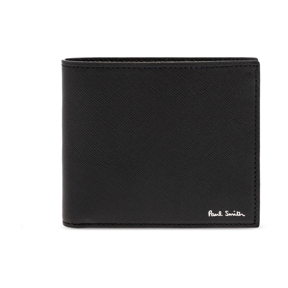 Paul Smith Black Signature Stripe Interior Billfold Wallet - Male - Wallets & Cardholders - One Size - Accessories