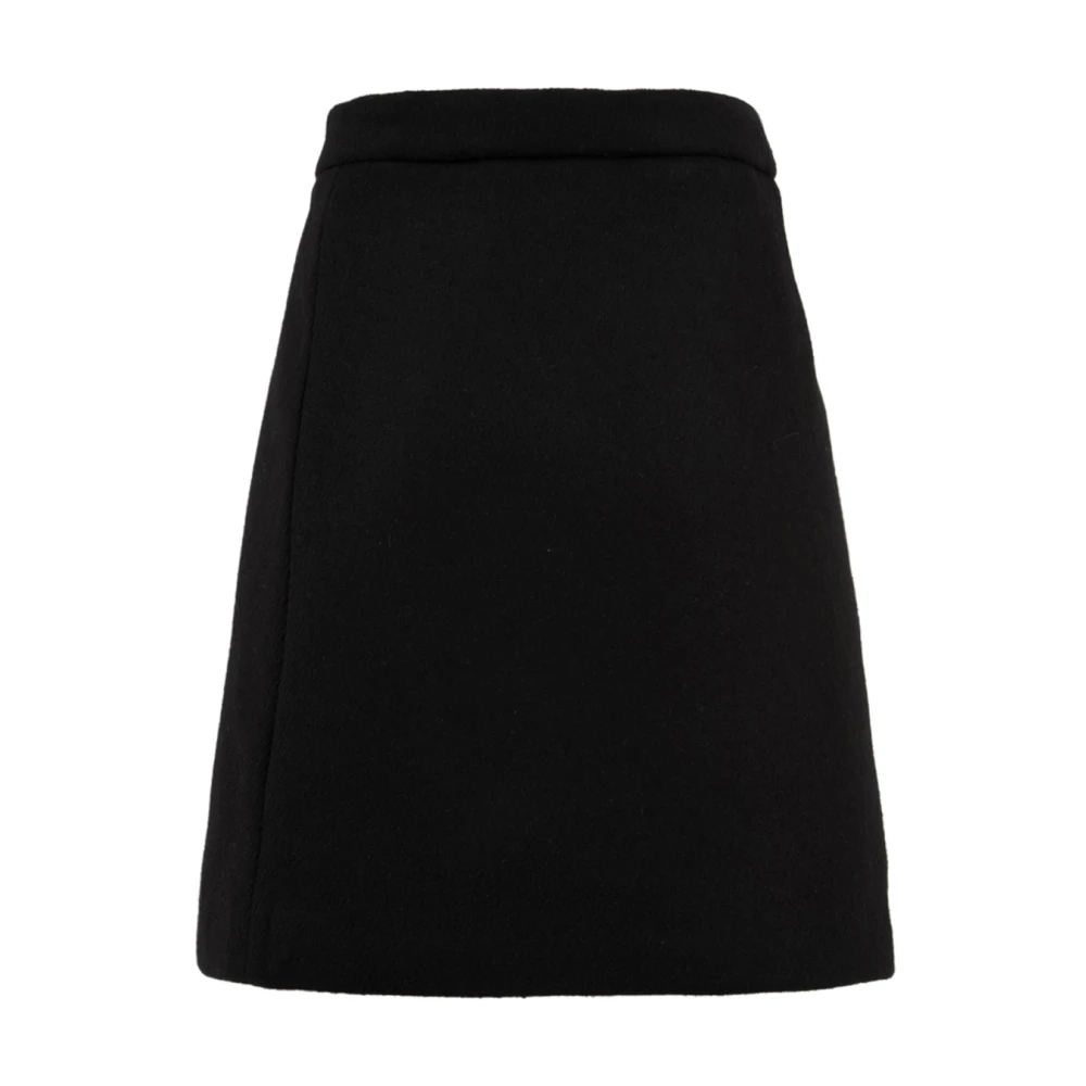 Douuod Woman Zwarte Rok Orvieto Model Black Dames