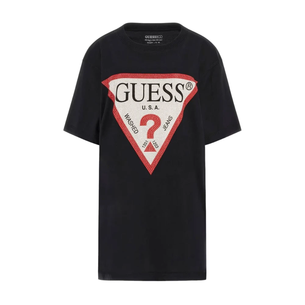 Guess Korte Mouw T-shirt Black Dames