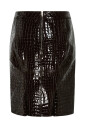 donkere-chocolade-glanzende-croco-rok