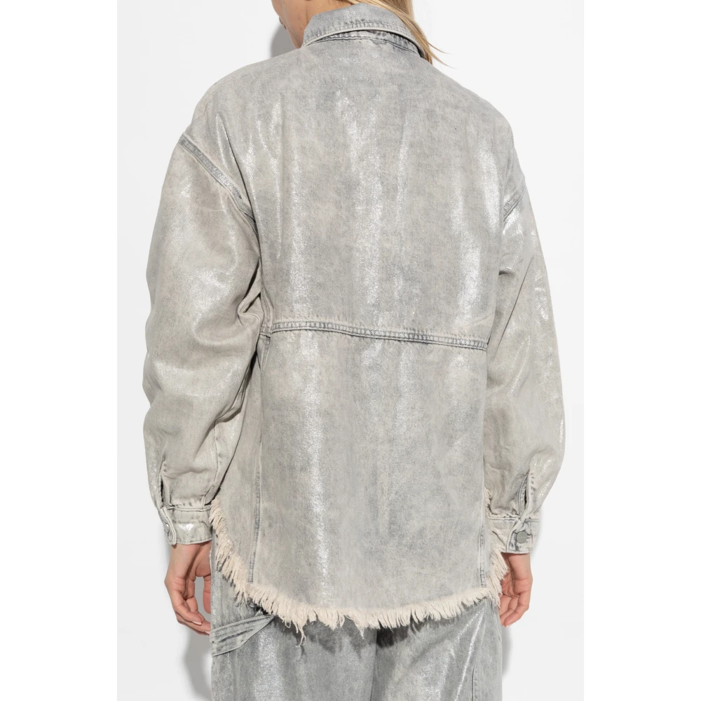 AllSaints Denim jas Hettie Gray Dames