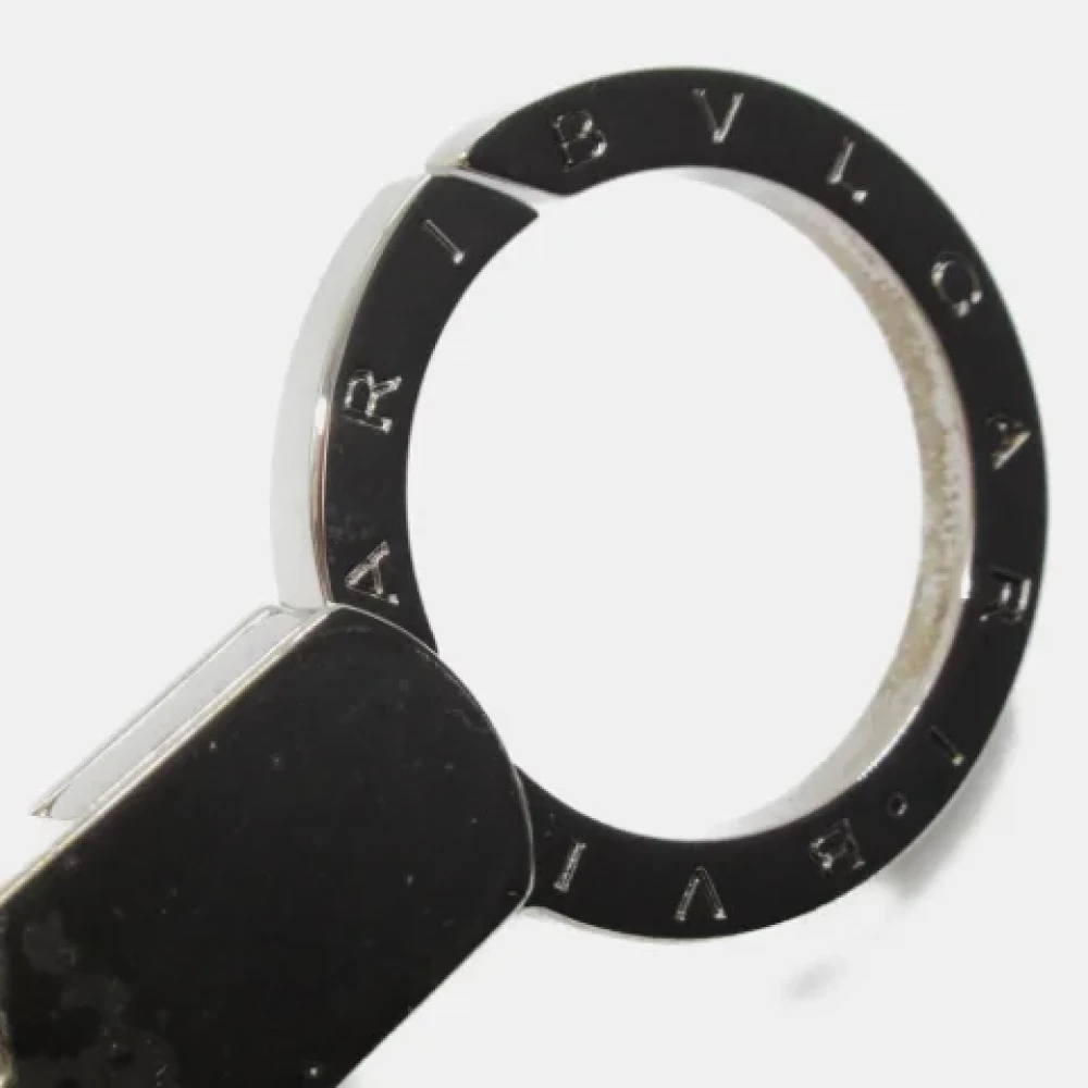 Bvlgari Vintage Pre-owned Leather key-holders Black Unisex