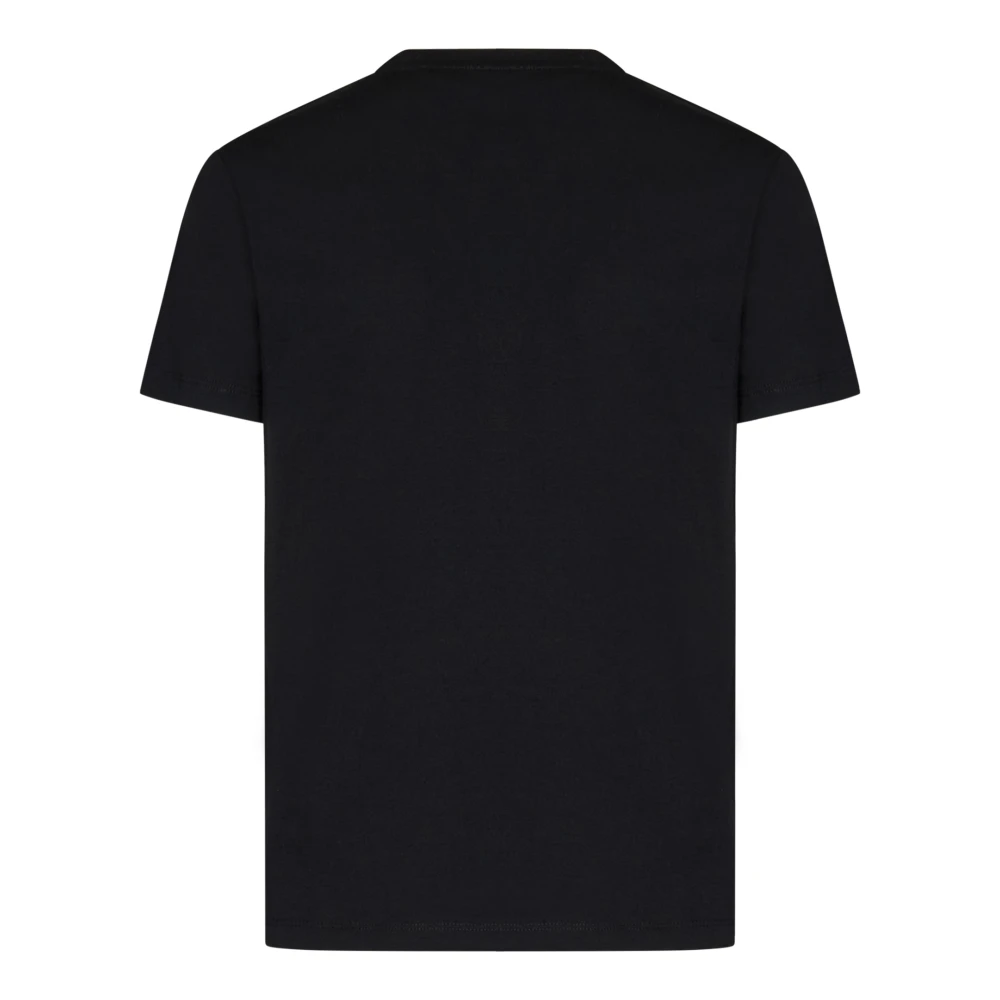 pinko Zwarte Love Birds T-shirt Black Dames