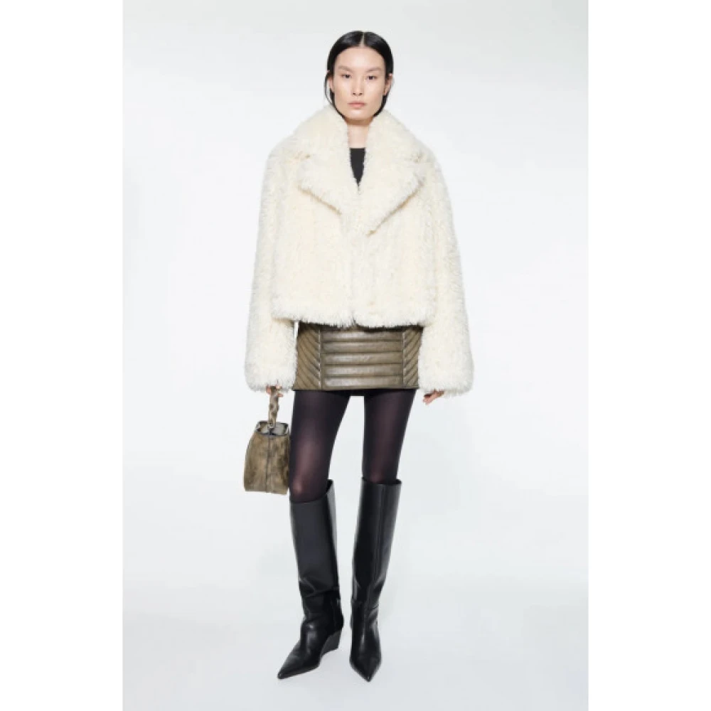 Stand Studio Stijlvolle Samara Jacket voor vrouwen Beige Dames