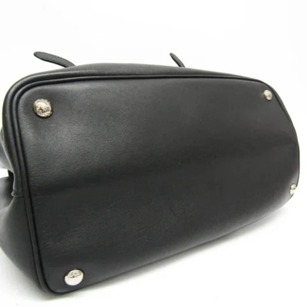 Prada Vintage Pre-owned Leather prada-bags Black Dames