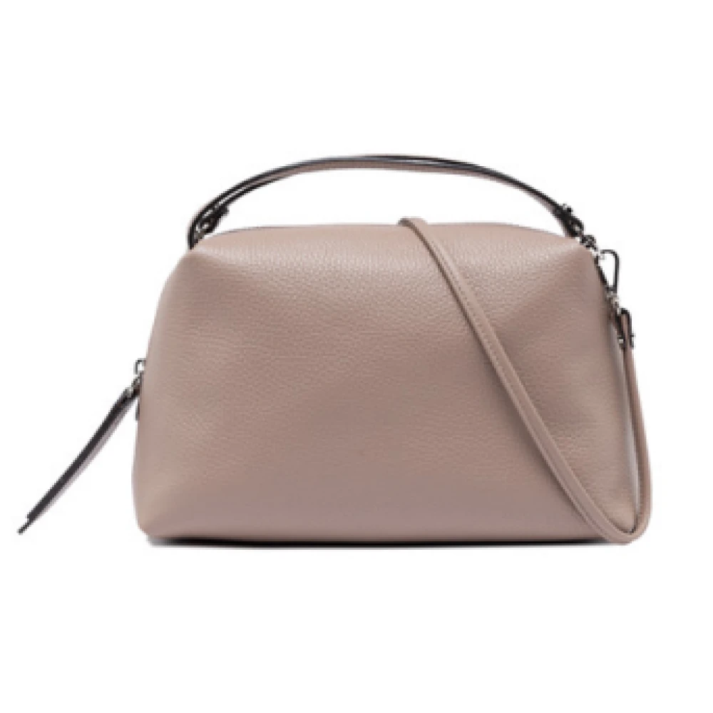 Gianni Chiarini Amandel Beige Leren Handtas Toprits Beige Dames