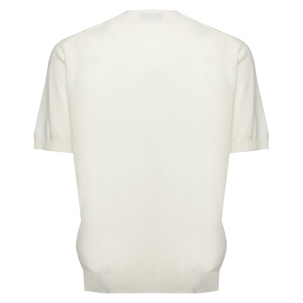 Eleventy Witte Sweater en Polo Shirts White Heren