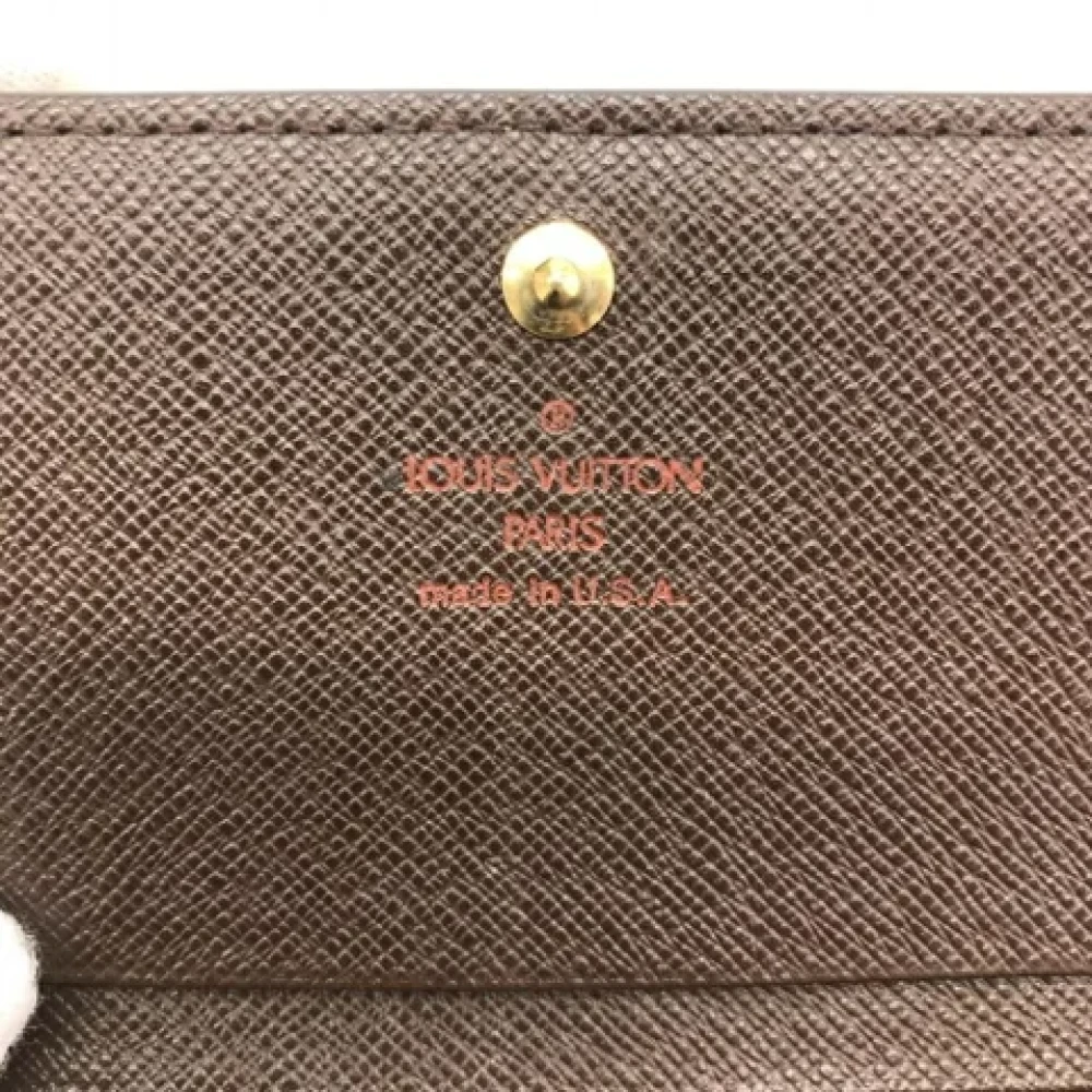 Louis Vuitton Vintage Pre-owned Canvas wallets Brown Dames