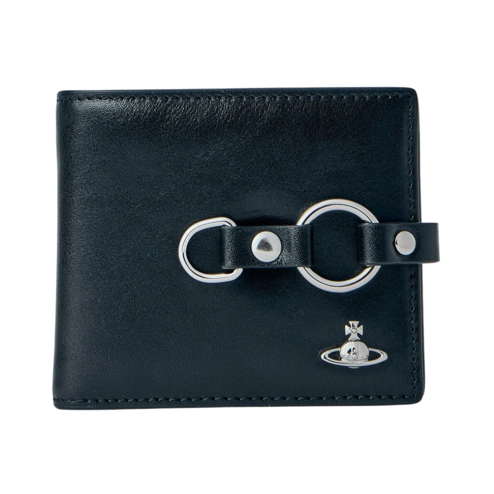 Vivienne Westwood Men's Black Wallets & Cardholders, One Size, Bondage Billfold Wallet