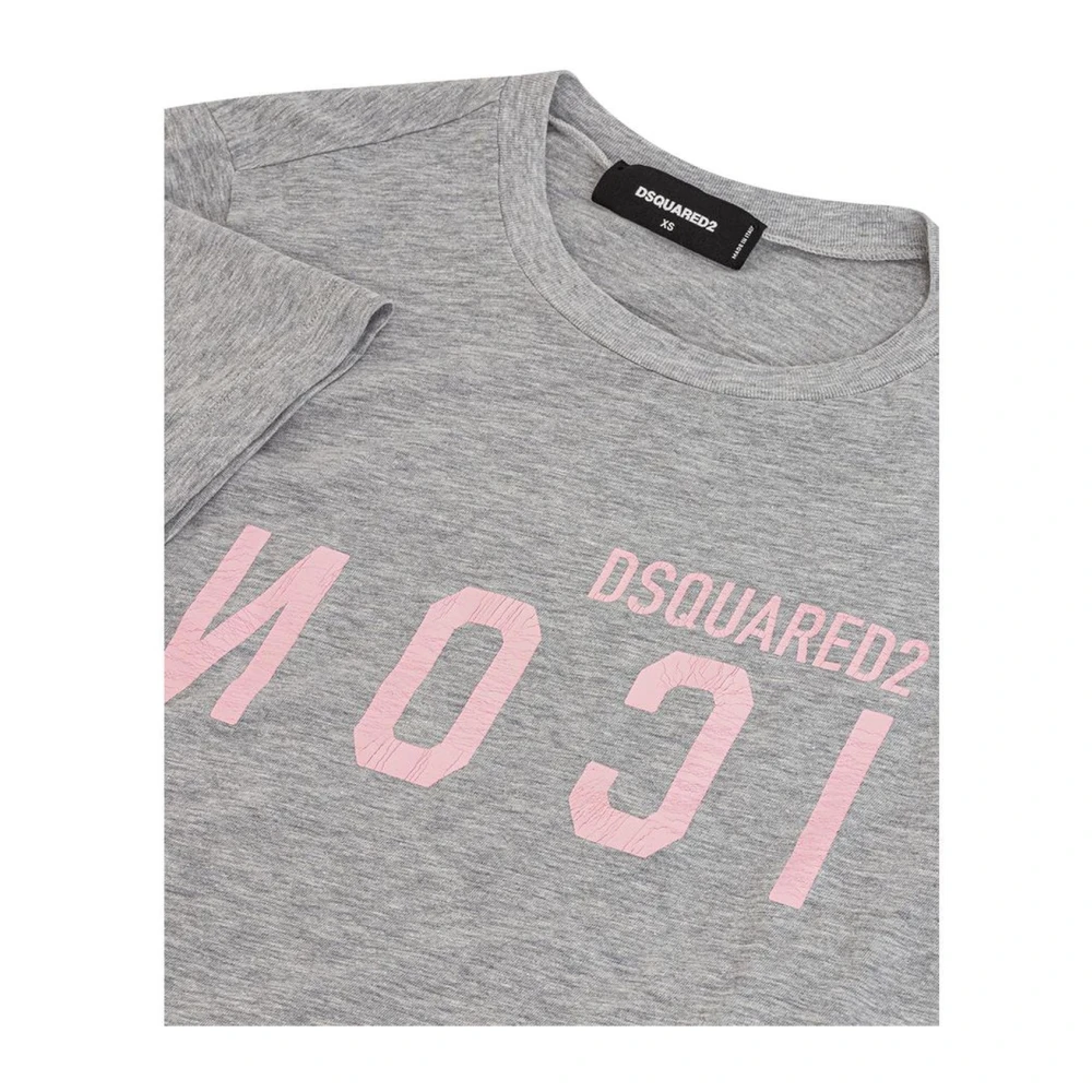 Dsquared2 Grijze Katoenen Chic Top Gray Dames
