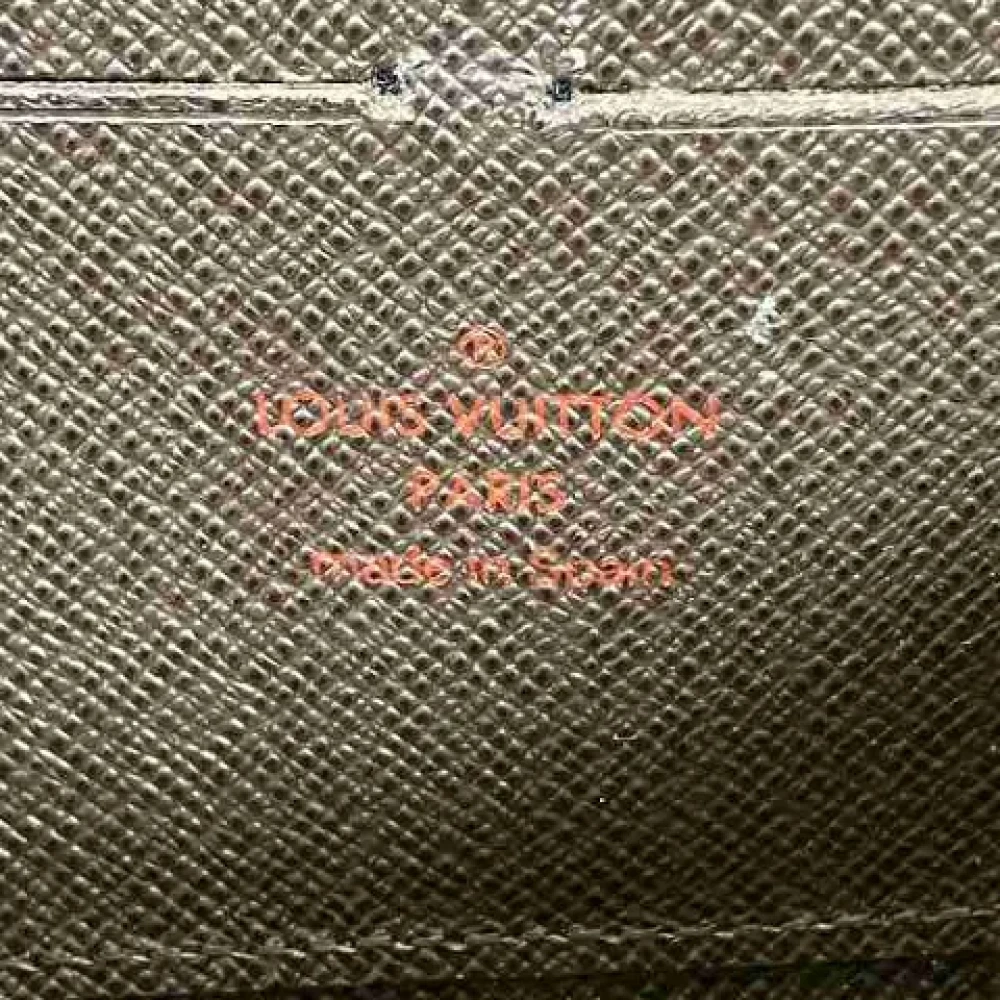Louis Vuitton Vintage Pre-owned Canvas wallets Brown Dames