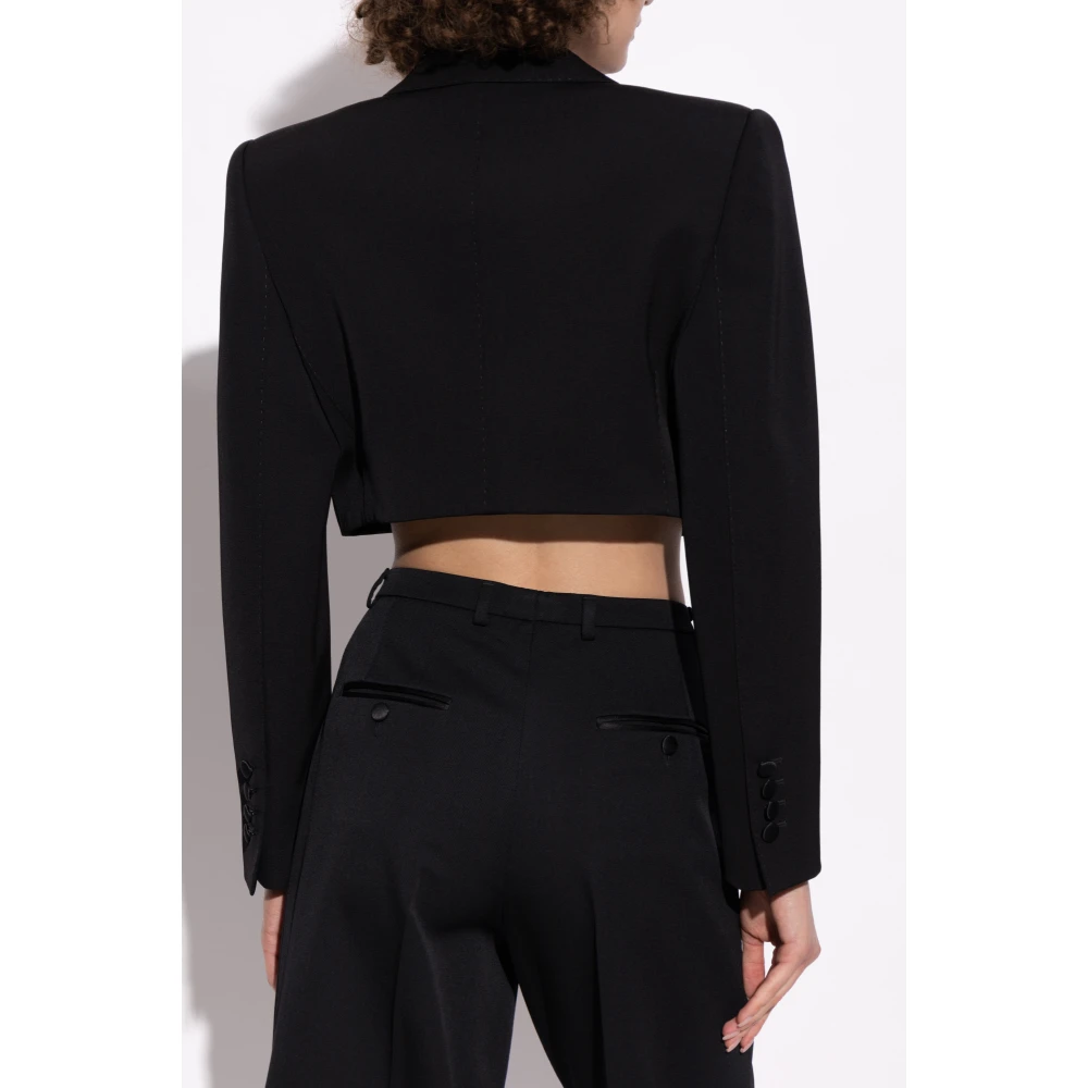 Dolce & Gabbana Korte jas Black Dames