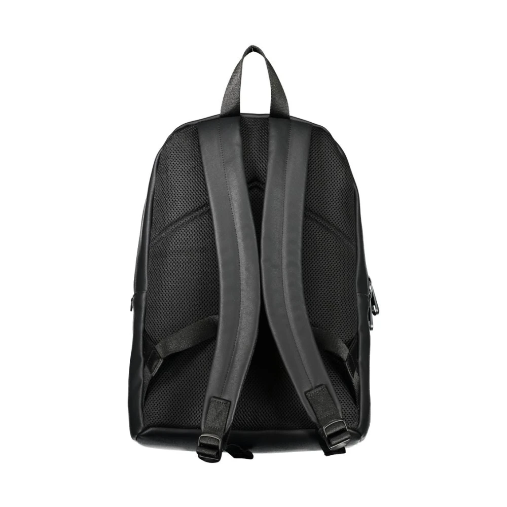 Calvin Klein Elegante Urban Rugzak met Laptopvak Black Heren