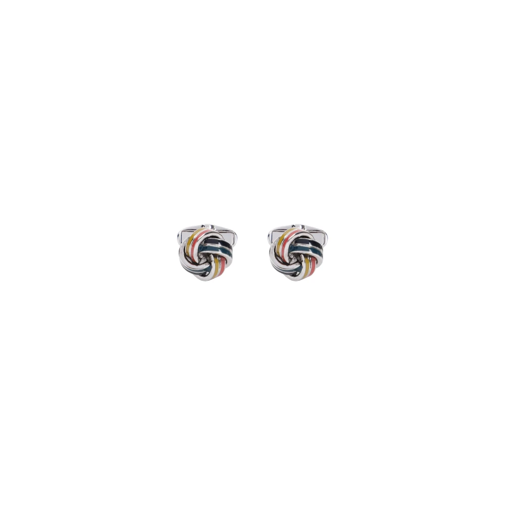 PS By Paul Smith Metalen Knoop Manchetknopen Gray Heren
