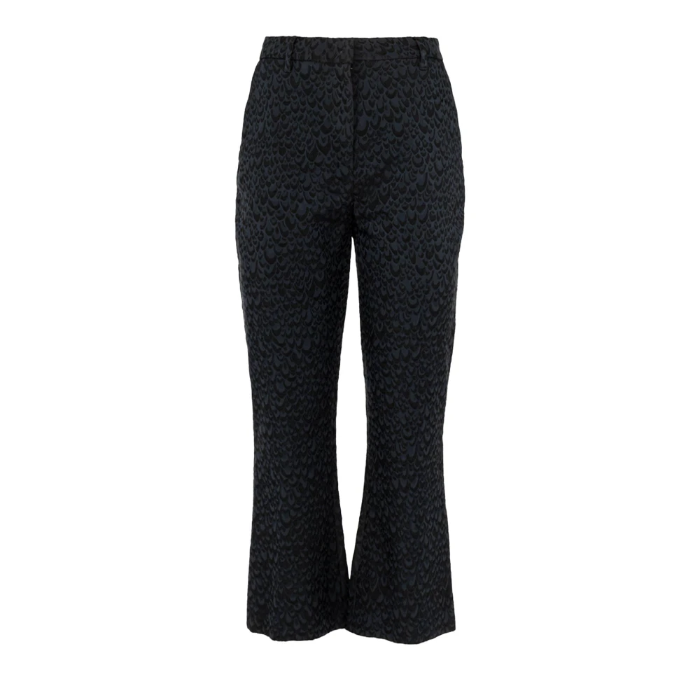 Manila Grace Elegante Damesbroek Blauw Nacht Blue Dames