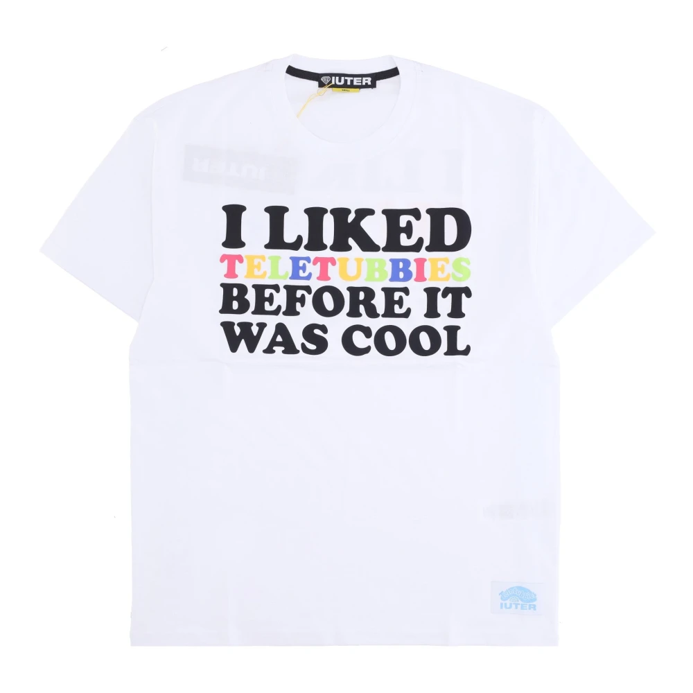 Iuter Coole Teletubbies Witte Heren T-Shirt White Heren