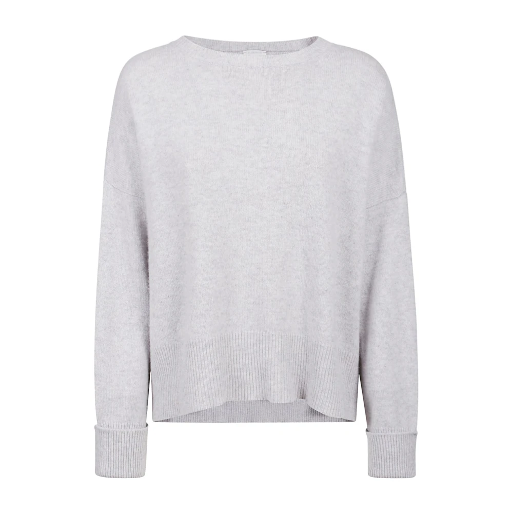 Eleventy Cashmere Crewneck Sweater Gray Dames