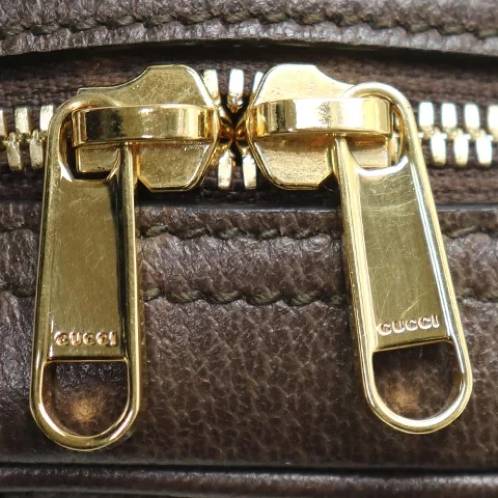 Gucci Vintage Pre-owned Canvas gucci-bags Beige Dames