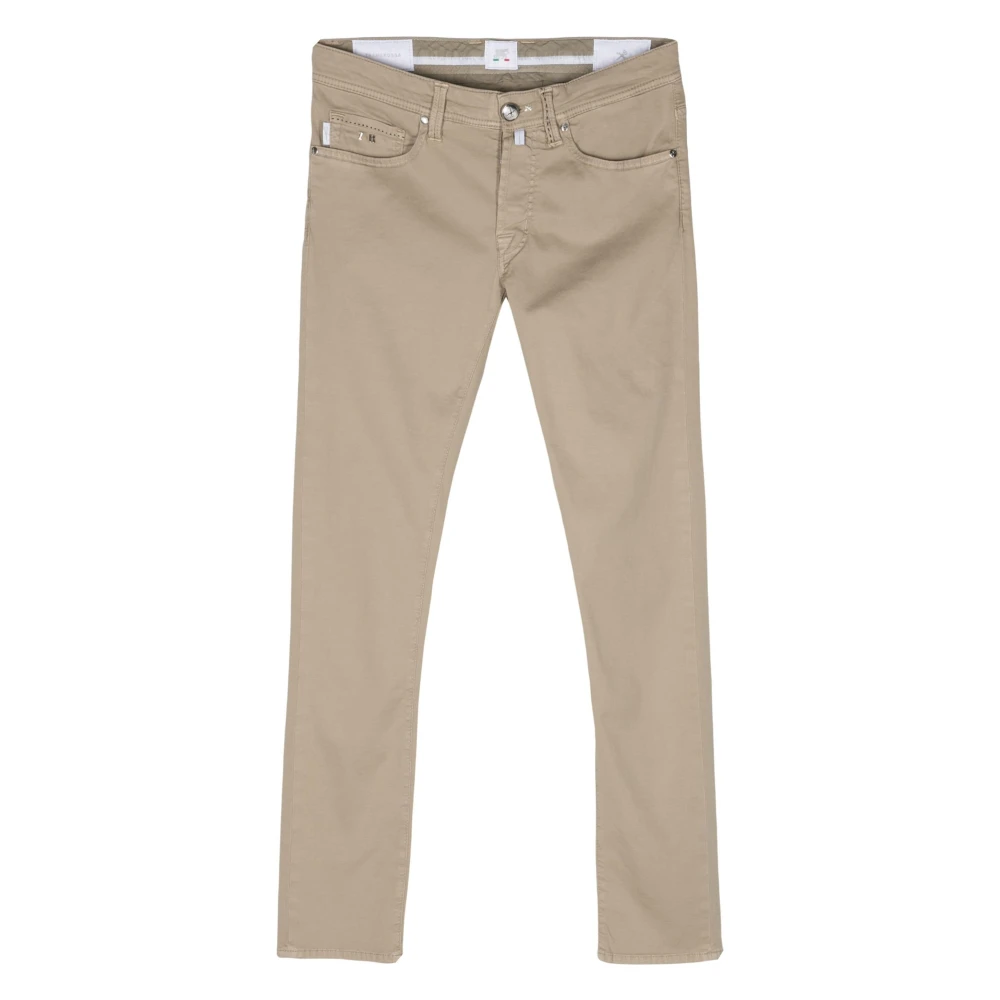 Tramarossa Katoen Linnen Broek met Zakken Beige Heren