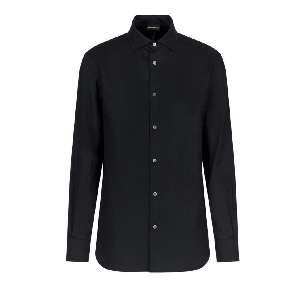 Emporio Armani Men's Black Casual Shirts 3R1c861nvyz0999 - Formal Shirts - Xl - Shirts